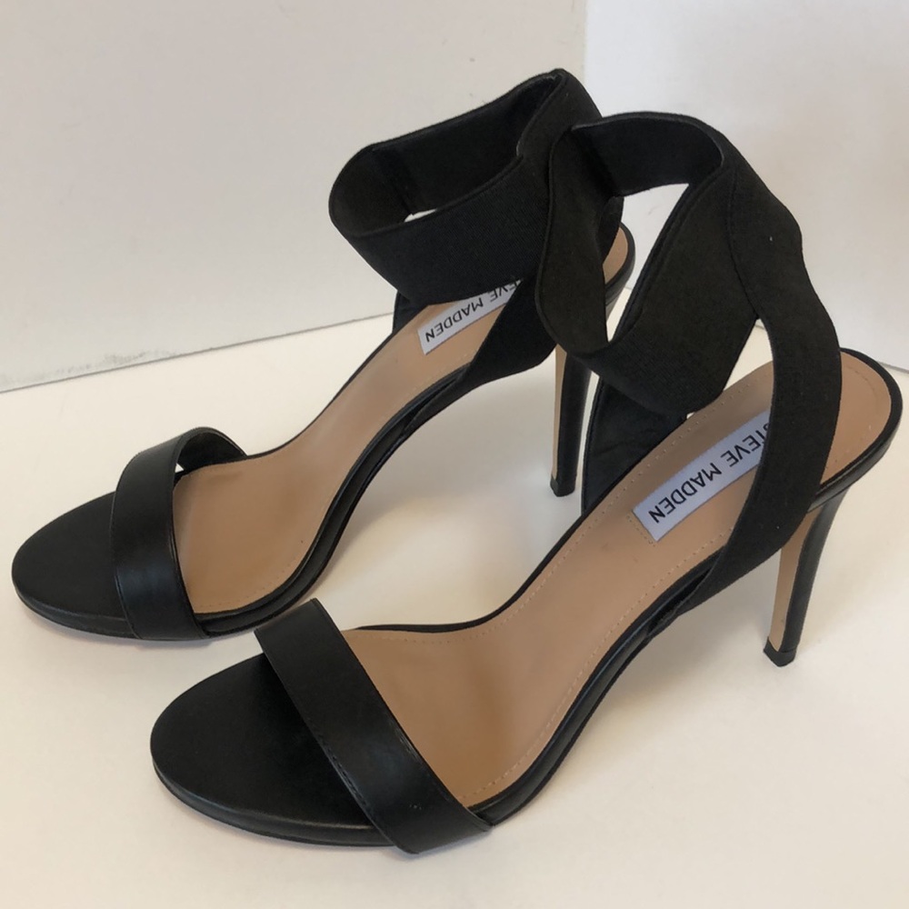 black steve madden heels, size 10 M